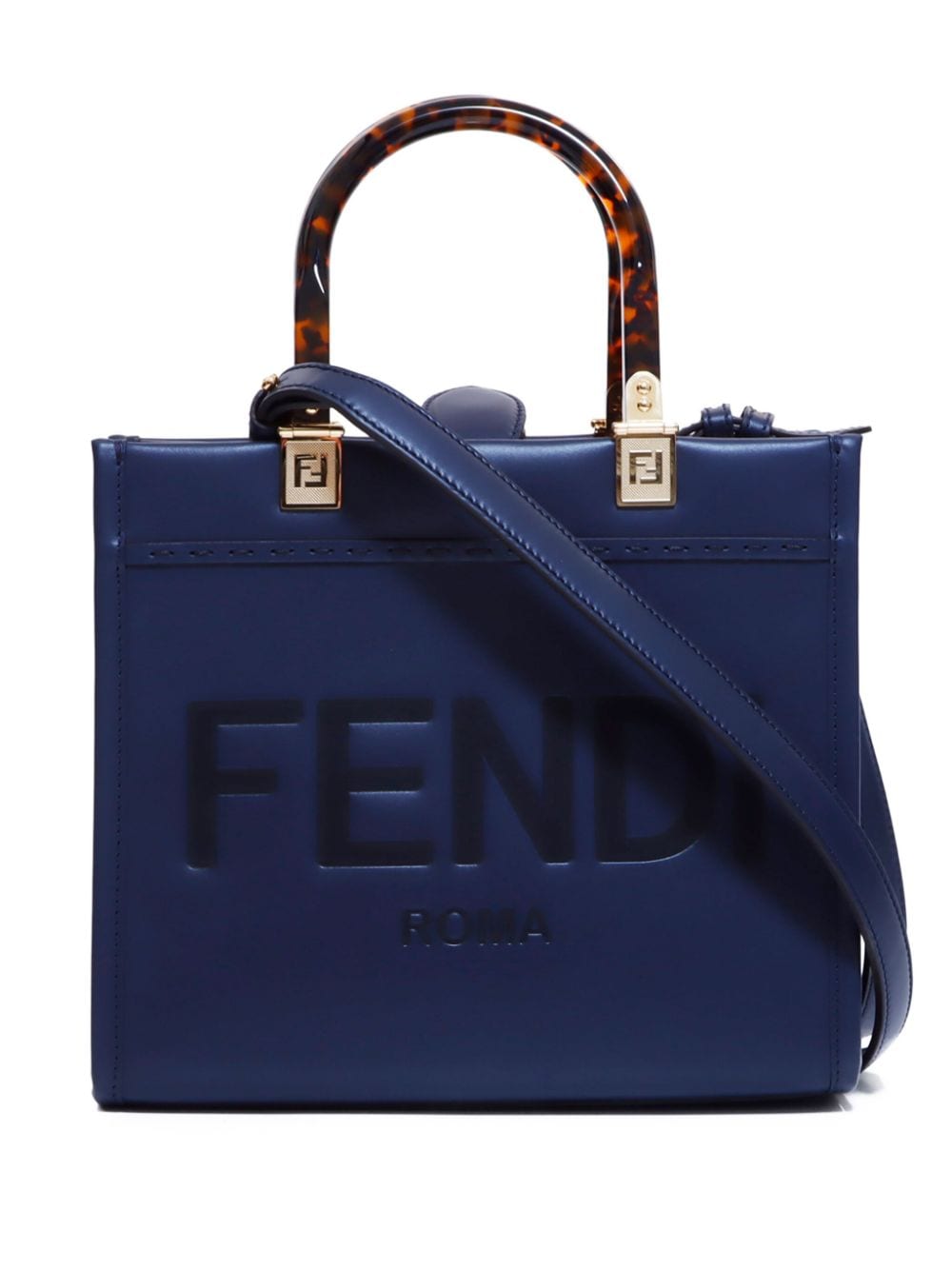 Fendi Pre-Owned Kleine Sunshine Handtasche - Blau von Fendi Pre-Owned