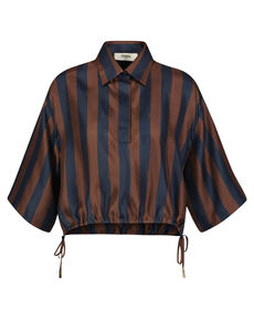 Damen Seidenbluse CROP BLOUSE von Fendi