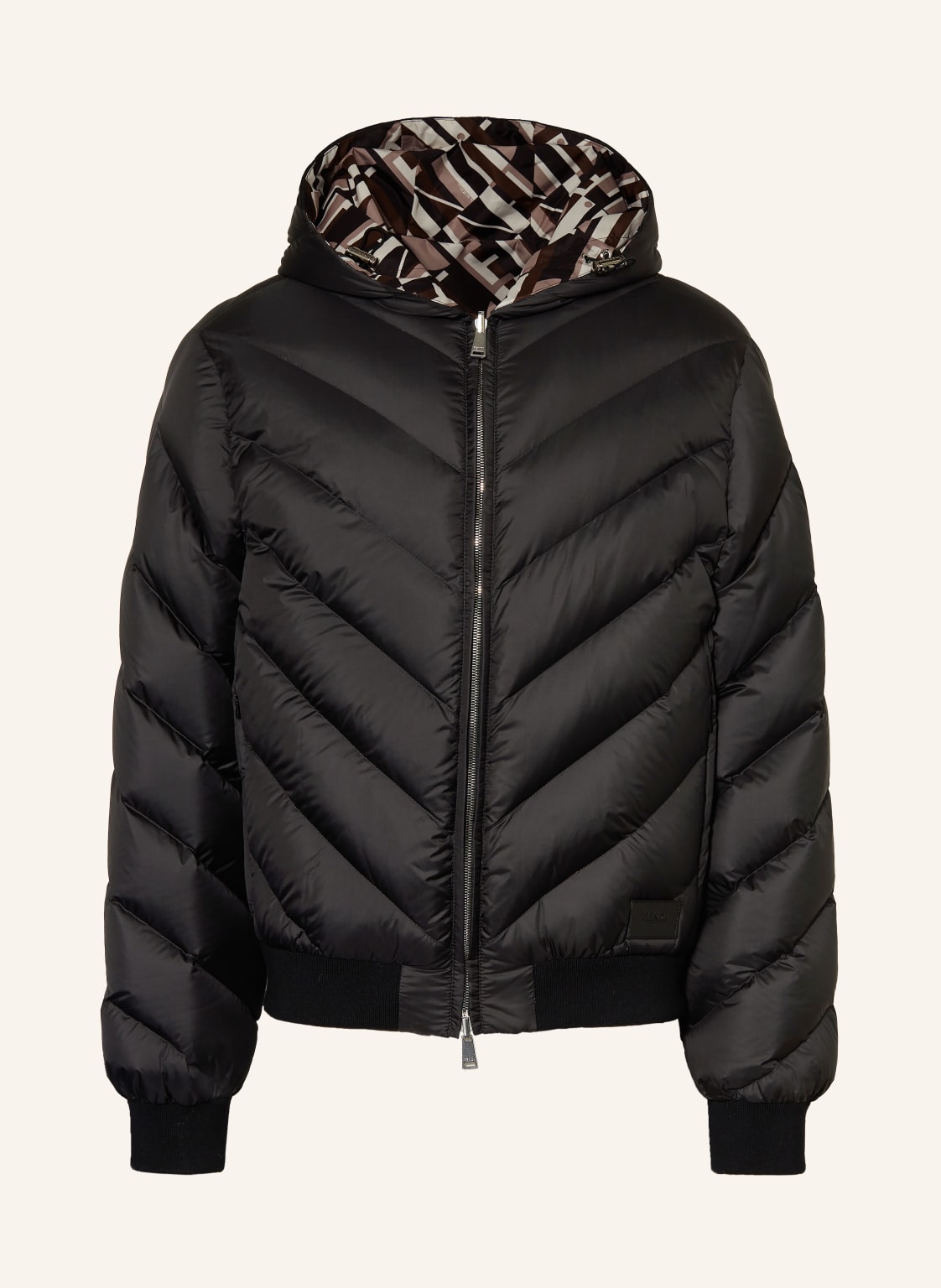 Fendi Daunenjacke Zum Wenden schwarz von Fendi