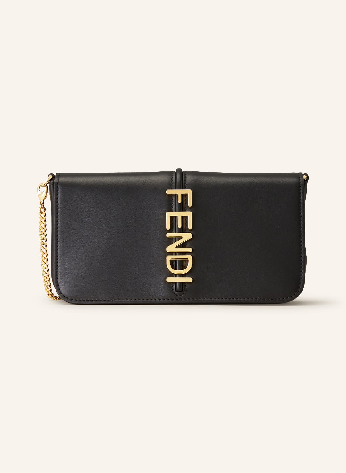 Fendi Geldbörse Fendigraphy Zum Umhängen Mit Pouch schwarz von Fendi