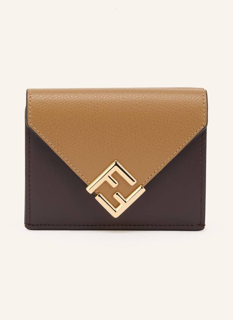 Fendi Geldbörse Ff Diamonds braun von Fendi