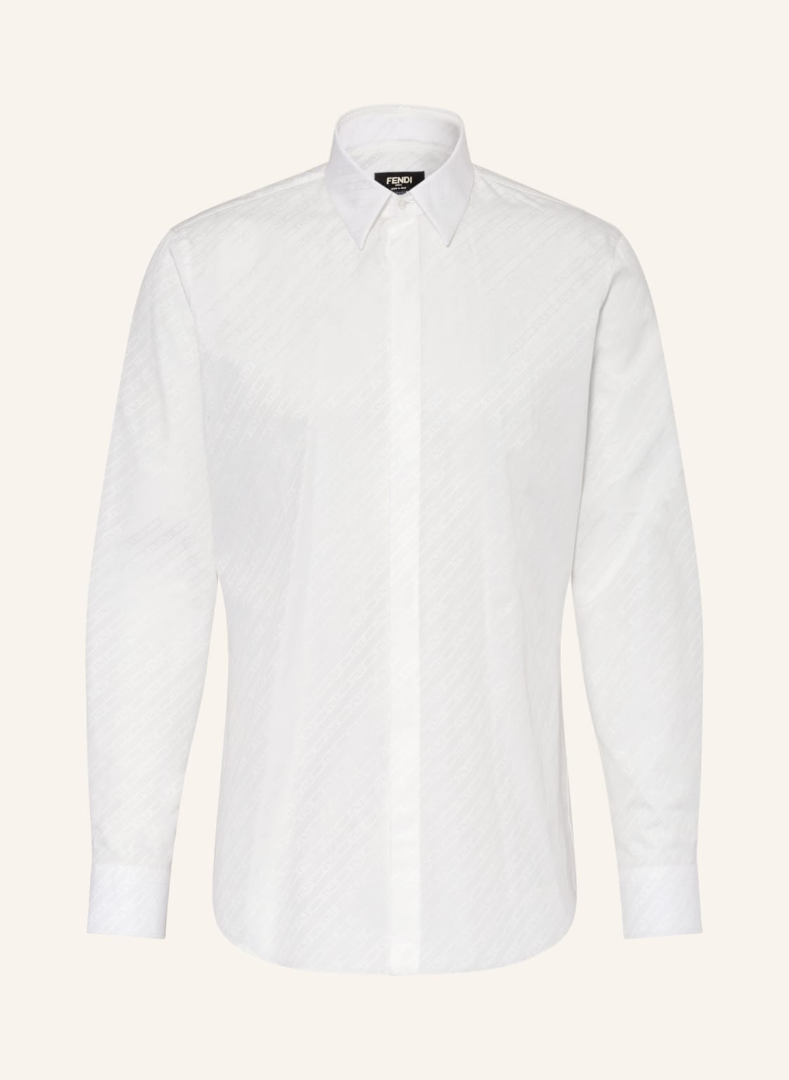 Fendi Hemd Extra Slim Fit weiss von Fendi