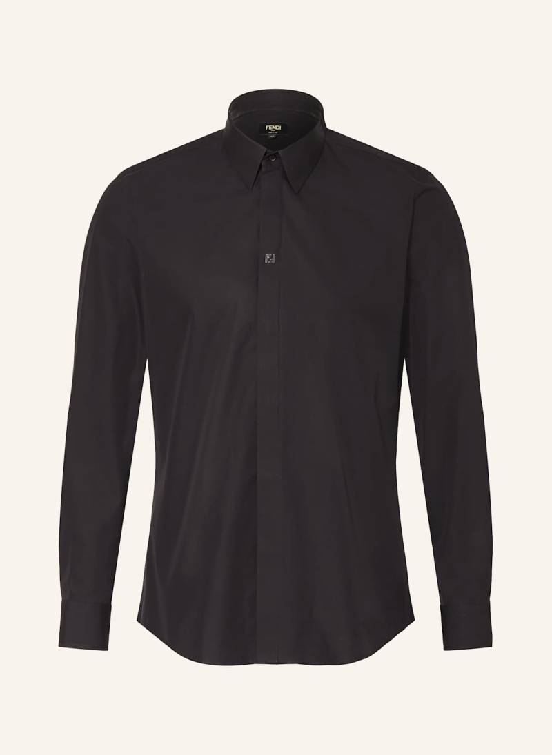 Fendi Hemd Regular Fit schwarz von Fendi