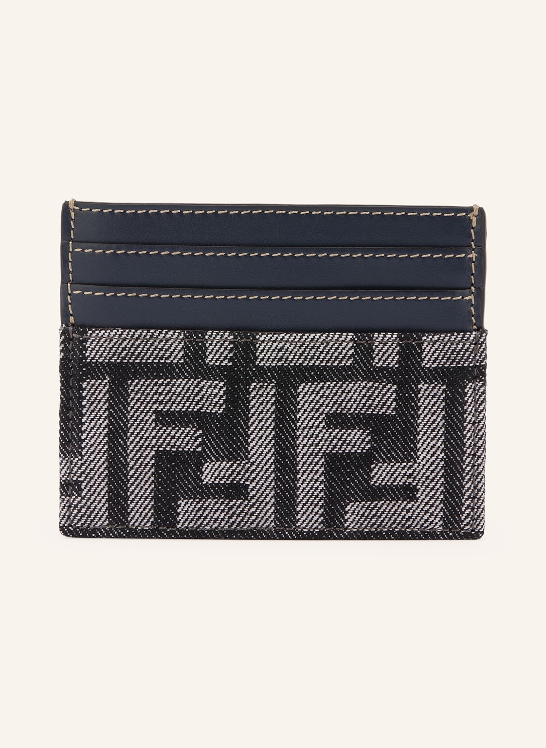 Fendi Kartenetui Baguette blau von Fendi