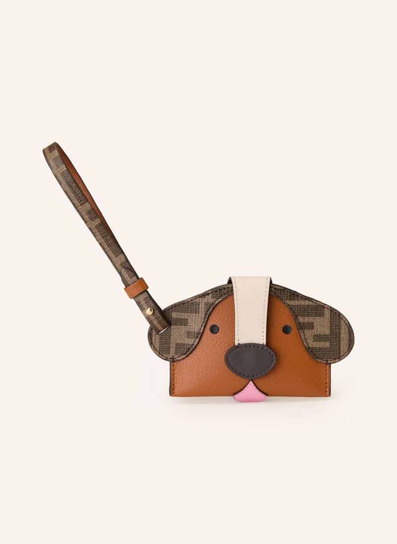 Fendi Kartenetui Best Friends Forever braun von Fendi