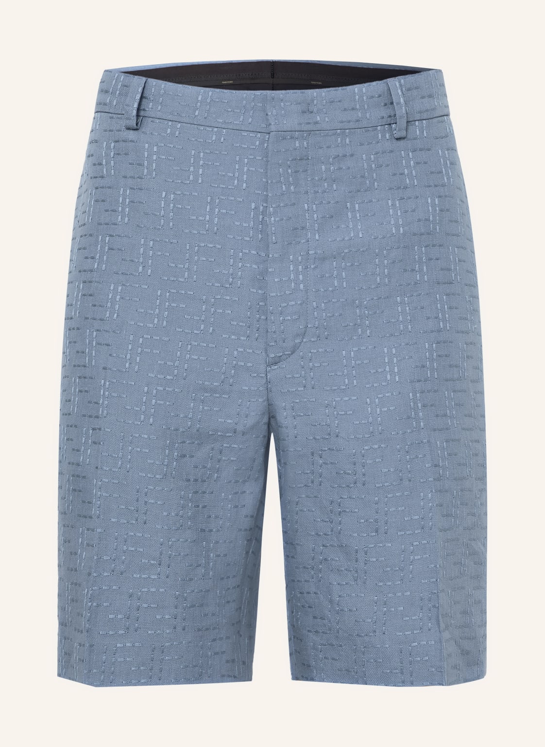 Fendi Leinenshorts blau von Fendi