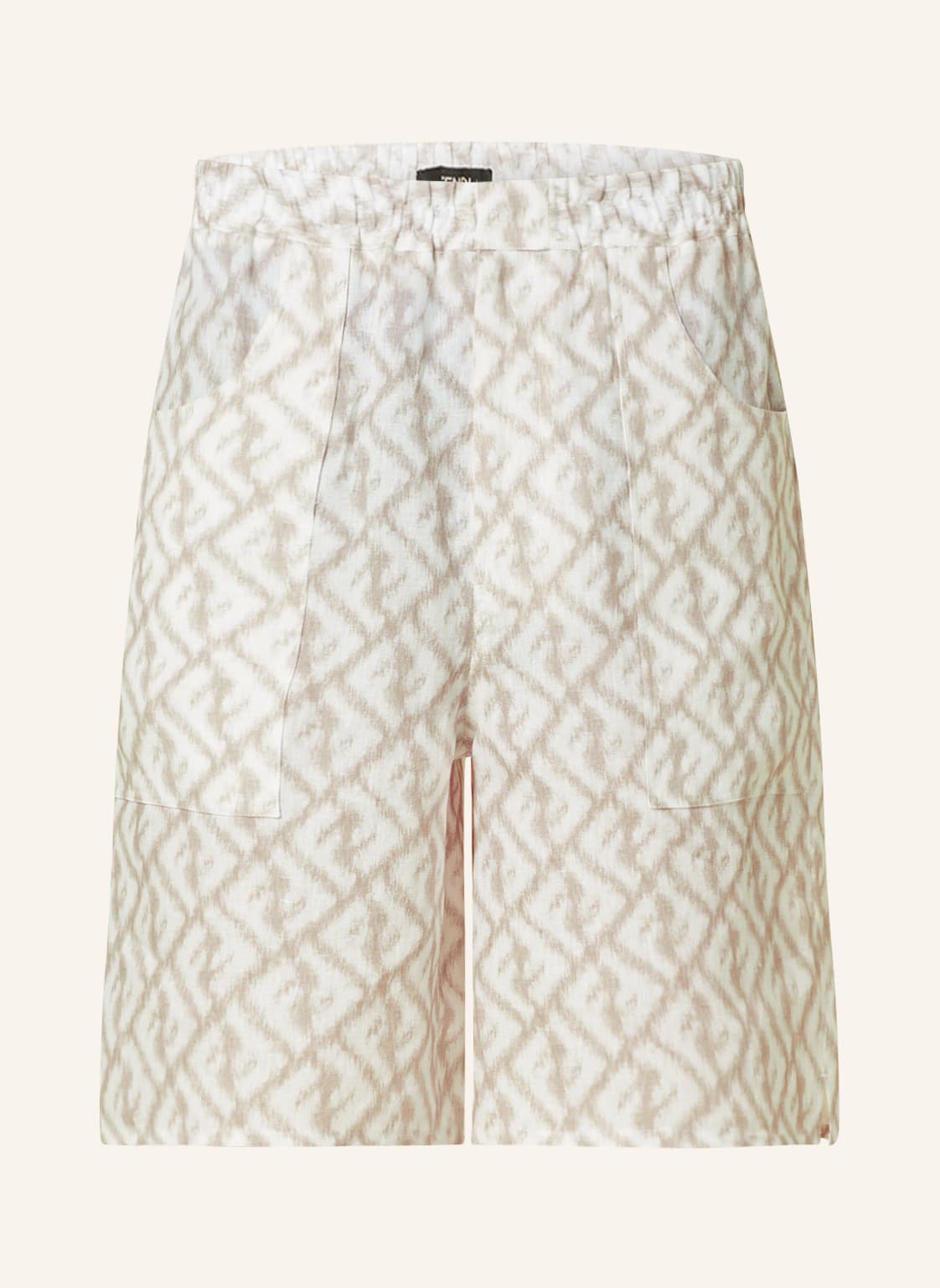 Fendi Leinenshorts weiss von Fendi