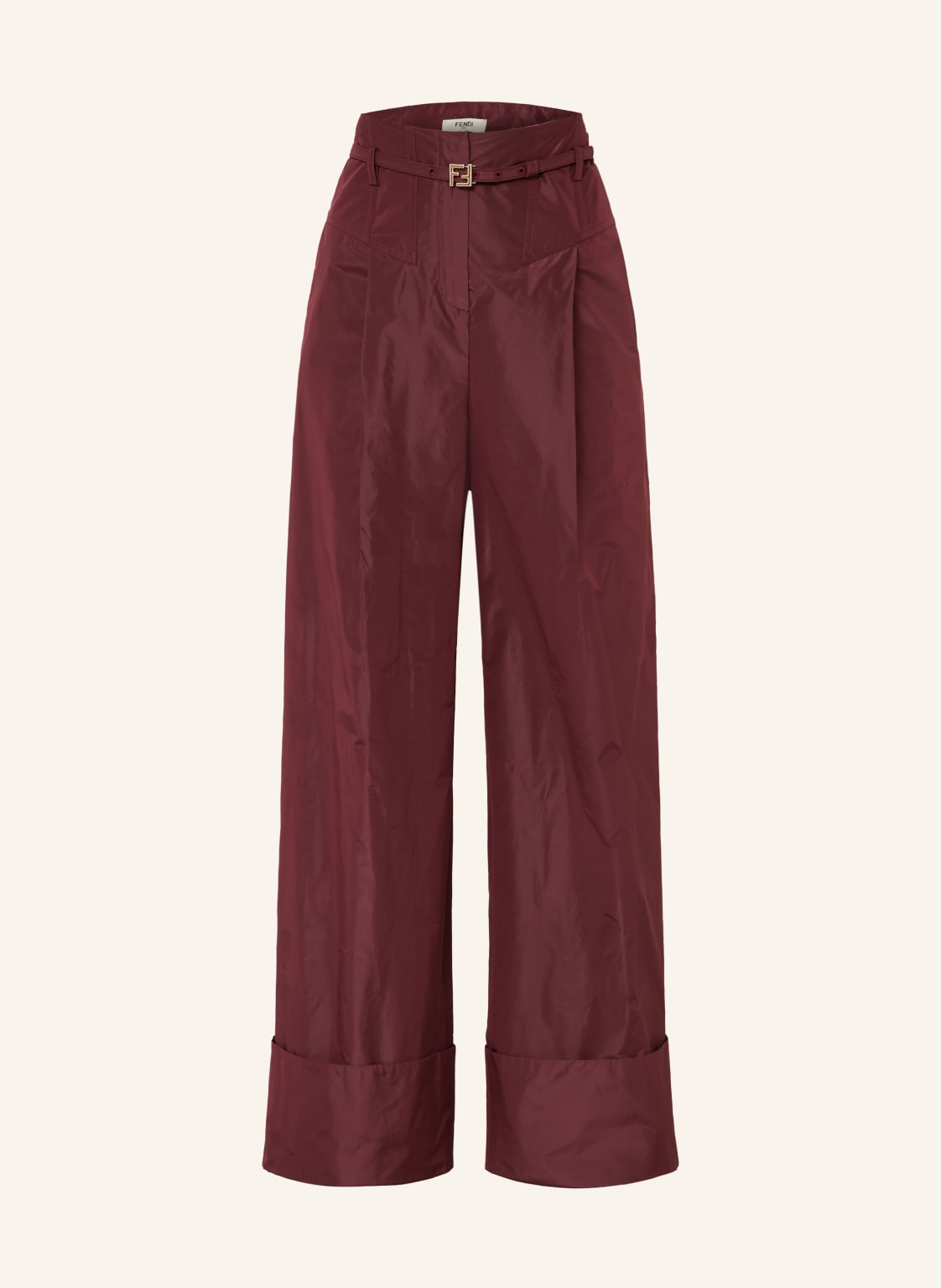 Fendi Merlenehose Aus Seide lila von Fendi