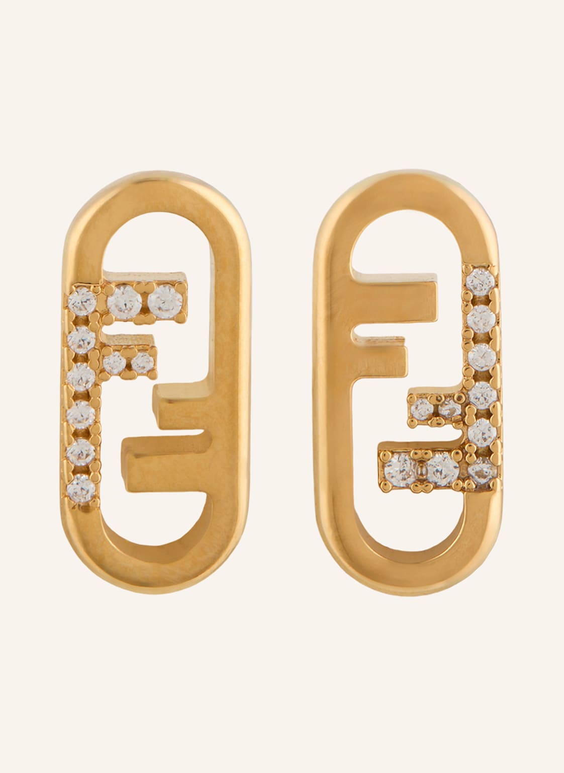 Fendi Ohrstecker O'lock gold von Fendi