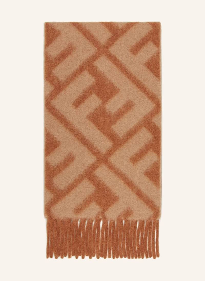 Fendi Schal Mit Alpaka beige von Fendi