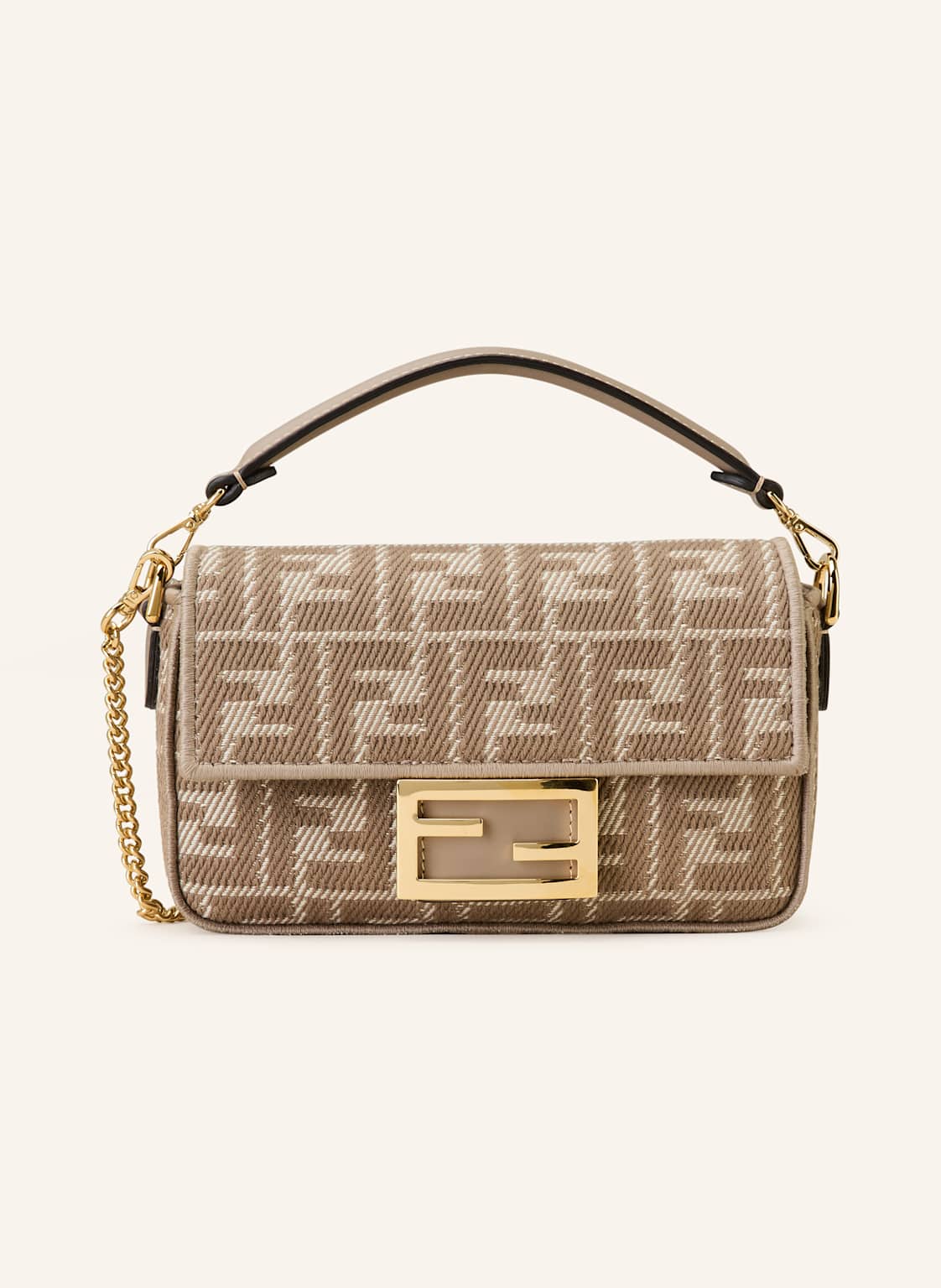 Fendi Schultertasche Baguette Mini braun von Fendi