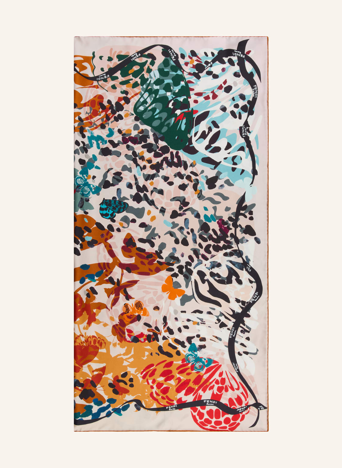 Fendi Seidentuch orange von Fendi