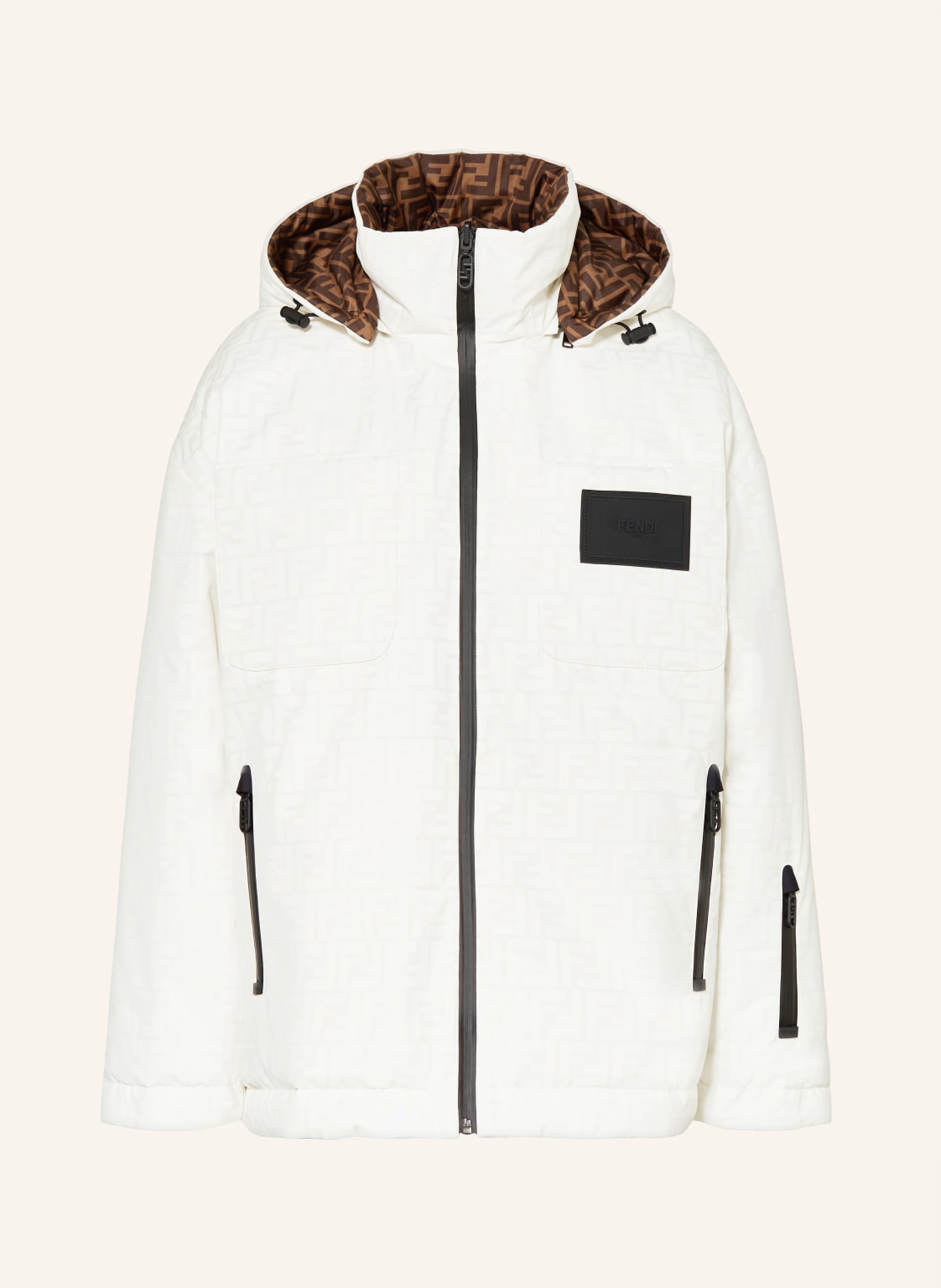 Fendi Skijacke Zum Wenden weiss von Fendi