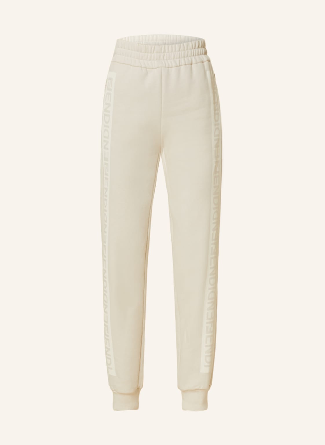 Fendi Sweatpants Mit Galonstreifen beige von Fendi