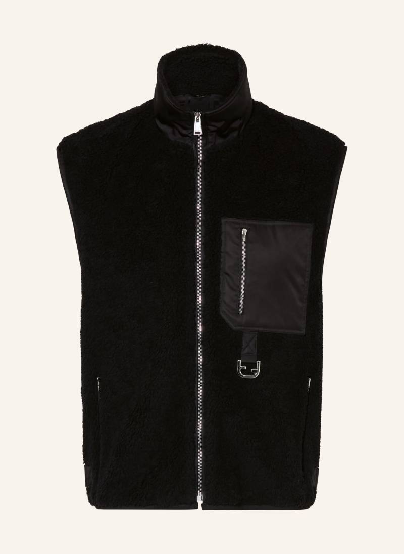 Fendi Teddyfell-Weste schwarz von Fendi
