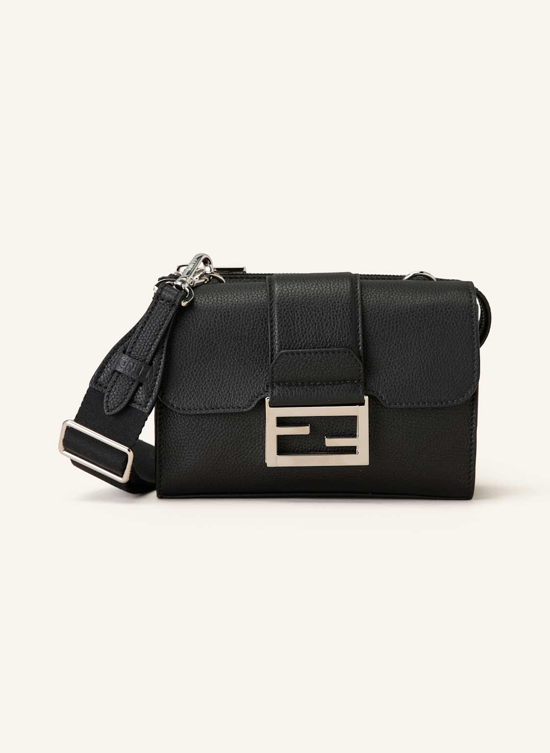 Fendi Umhängetasche Baguette Double schwarz von Fendi