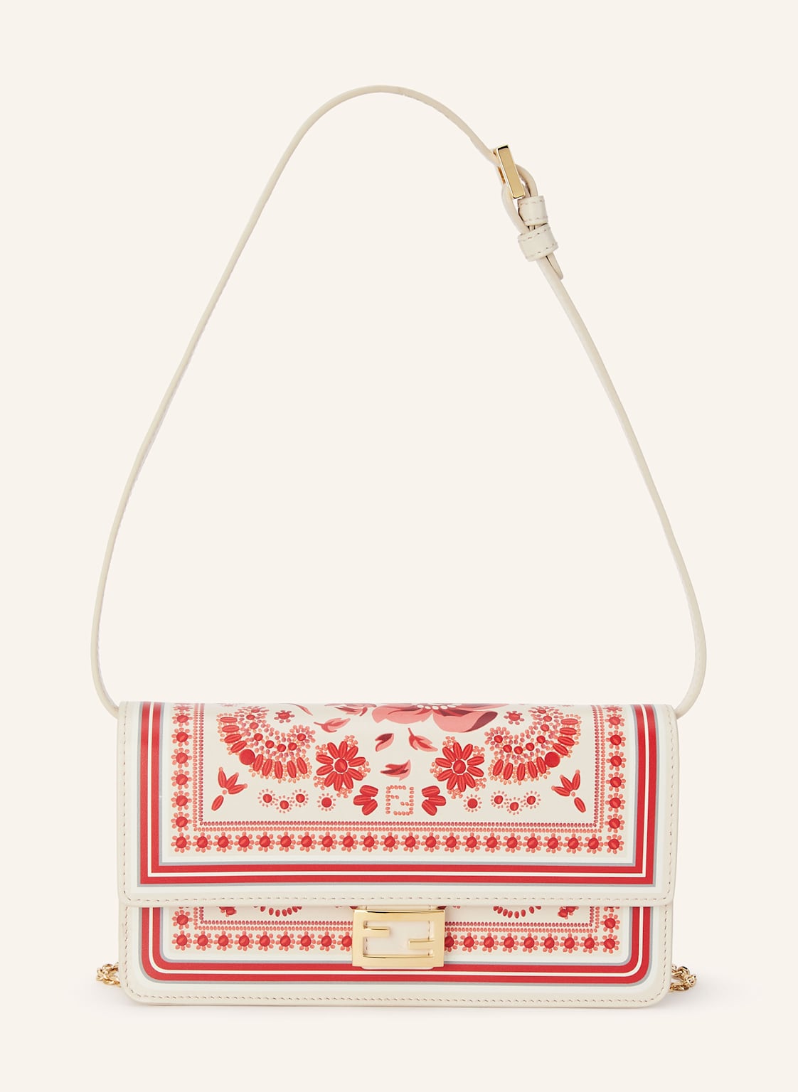 Fendi Umhängetasche Baguette weiss Fendi Umhängetasche Baguette weiss von Fendi
