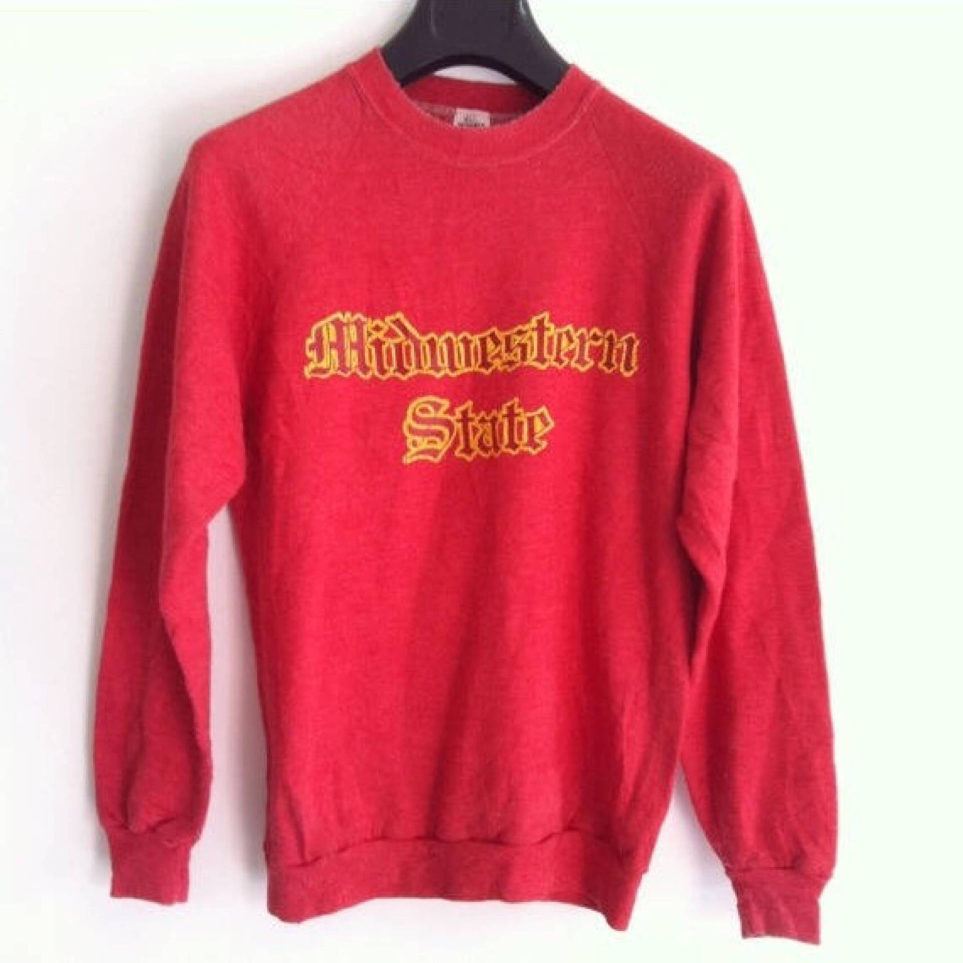 Vintage 80Er Midwestern State Sweatshirt Made in Usa Größe Groß von Fendivintage