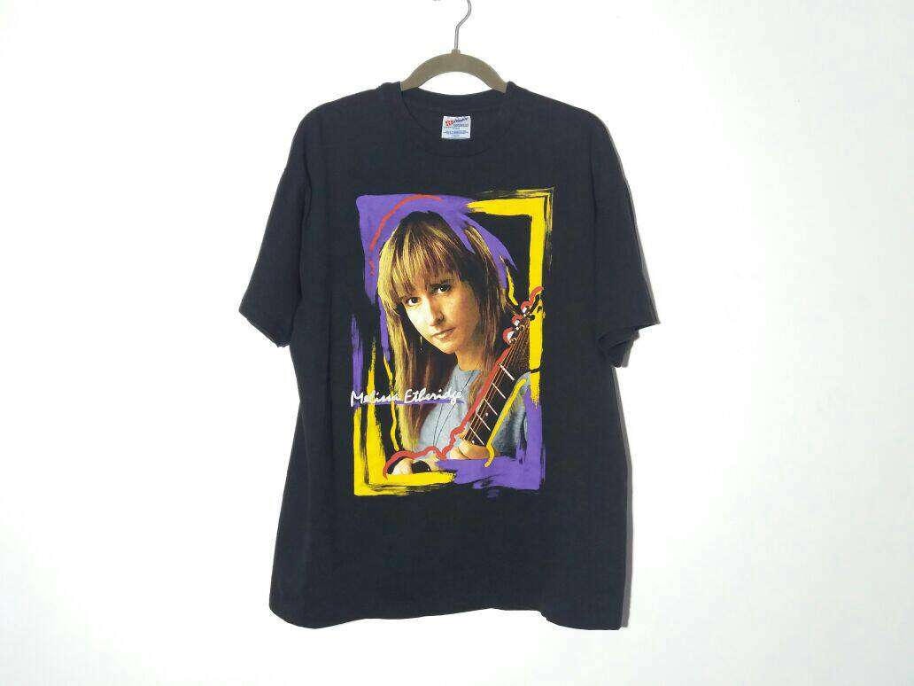 Vintage Melissa Etheridge T-Shirt Konzert Tournee 1993 Sz Xl Rock Folk Musik Selten von Fendivintage