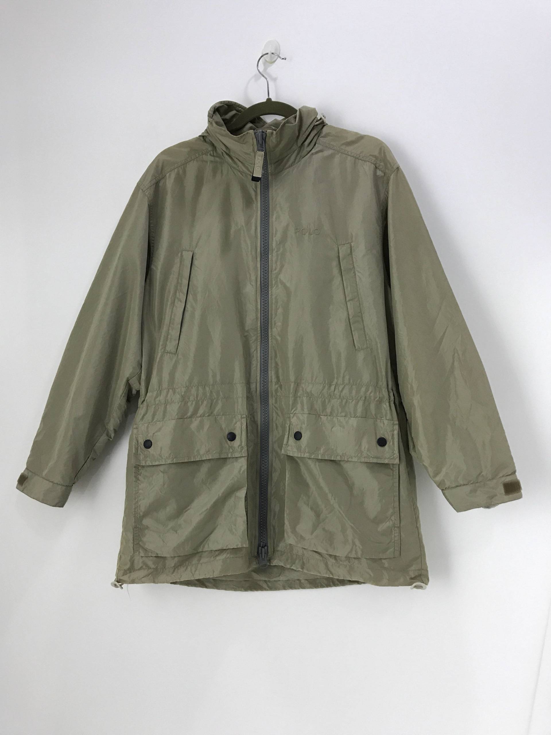 Vintage Polo Ralph Lauren Utility Nylonjacke Kapuzenjacke Sz Medium von Fendivintage