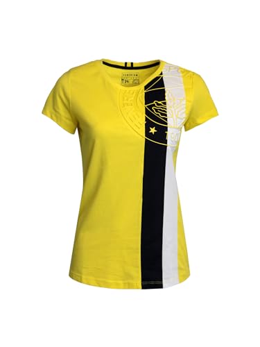 Fenerbahce Damen Tribune Pragen Gelb T-Shirt von Fenerium