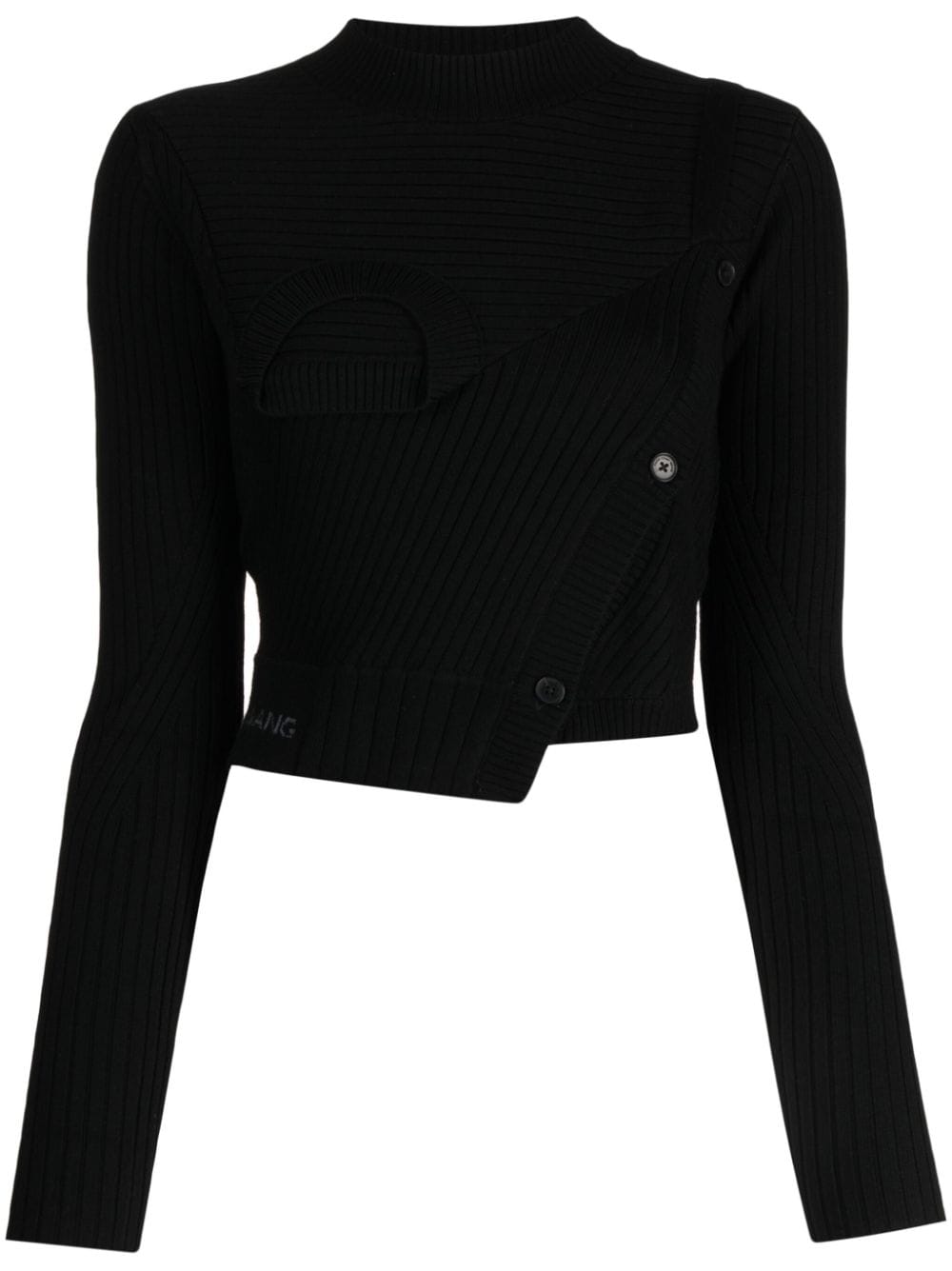 Feng Chen Wang Asymmetrischer Pullover - Schwarz von Feng Chen Wang