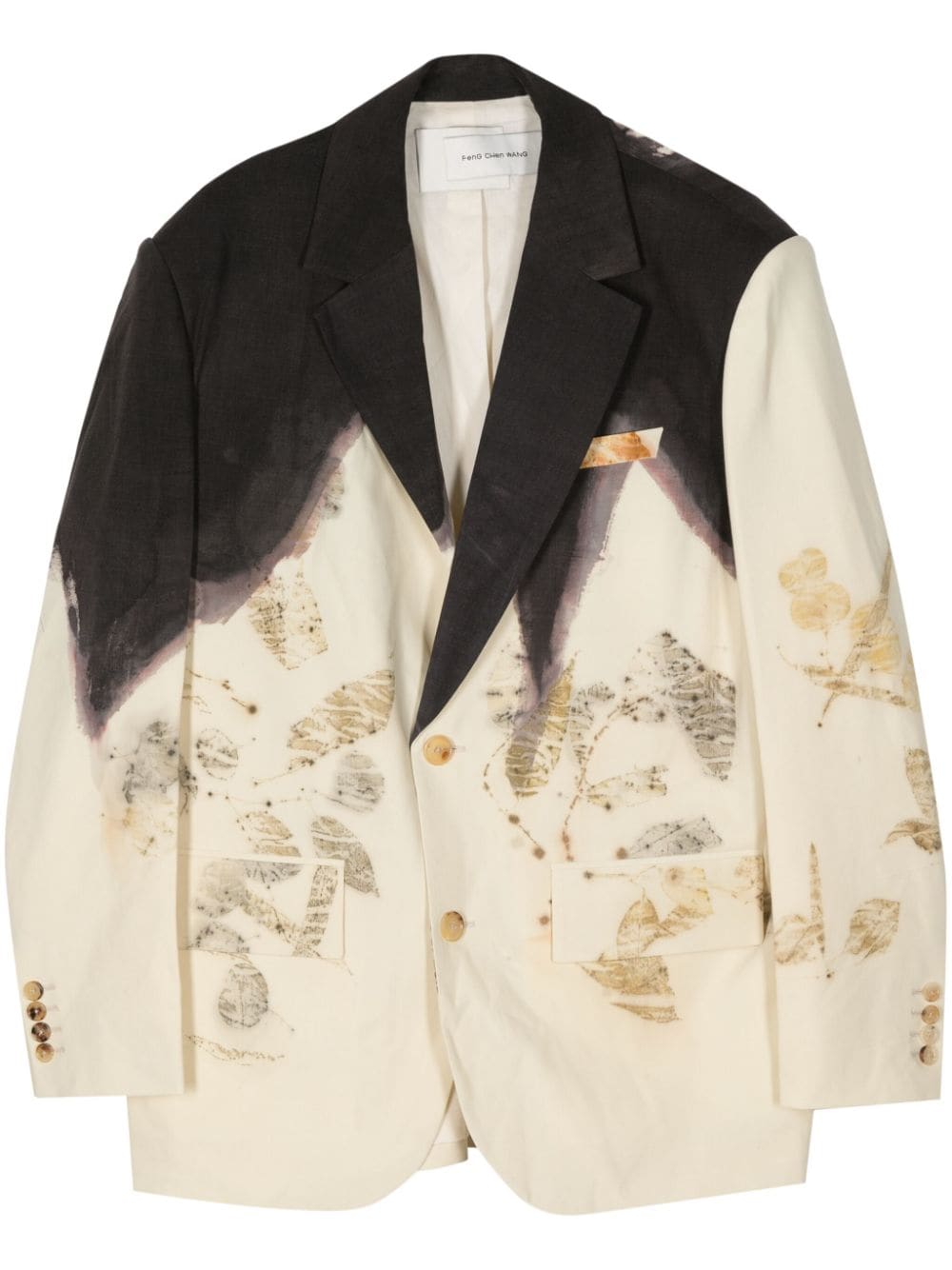 Feng Chen Wang Einreihiger Blazer - Weiß von Feng Chen Wang