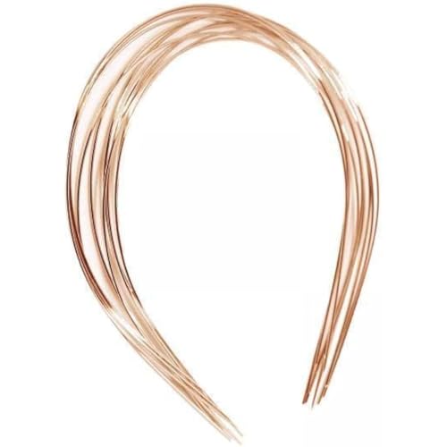 10 x Metall-Haarband, flexibel, blanko, Kopfschmuck, Metall-Haarreifen, Schmuckherstellung, Zubehör, Haarreifen für Mädchen von FengQingHuaGG