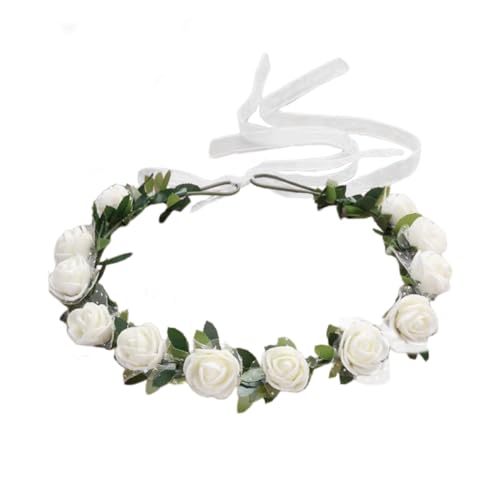 Blumenkrone Stirnband Böhmische Braut Blume Haarkranz für Hochzeit Party Festzug Musikfestival Blumenkrone Stirnband Böhmische Braut Blume Haarkranz für Hochzeit Party Festzug Musikfestival von FengQingHuaGG