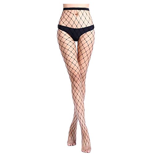 Fengyuanhong Frauen-Mädchen Netzstrümpfe Net Grid Strumpfhose Netzstrumpfhose Elastic aushöhlen Strumpfwaren Leggings Lange Socken von Fengyuanhong