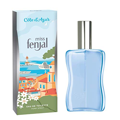 miss fenjal Eau de Toilette - 50 ml, Jasmin, Rose, Pfirsich, Bergamotte, zeitlose Eleganz für jeden Anlass - Cote d'Azur von Fenjal