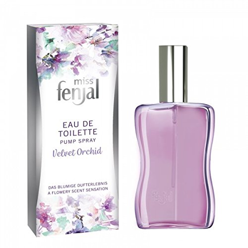 miss fenjal Eau de Toilette - 50 ml, blumiger Duft mit Rose, Schwertlilie, zeitlose Eleganz für jeden Anlass - Velvet Orchid von Fenjal