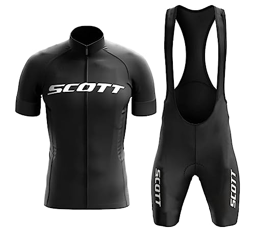 Fenovel Radtrikot Herren Kurzarm Fahrradbekleidung Sommer Rennrad Trikot Set Pro + Radsport-Trägerhosen mit 19D Gepolstert von Fenovel