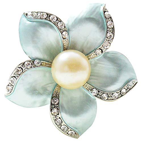 Fenteer 1 Brosche Damen Modeaccessoires Anstecknadeln Brosche, Hellblau von Fenteer