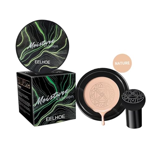 Fenteer BB-Creme Air Cushion Alle Hauttypen Pigment Ebenmäßige Haut Concealer Make-up Foundation für Party Performance Aktivitäten Reisen Männer, Natürlich von Fenteer