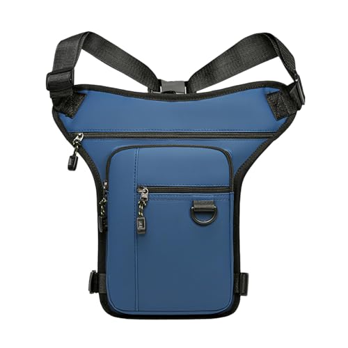 Fenteer Bag Hüfttasche, tragbarer Organizer, Schultertasche, Motorrad-Hüfttasche, Hüfttasche zum Radfahren, Casual, Blau von Fenteer