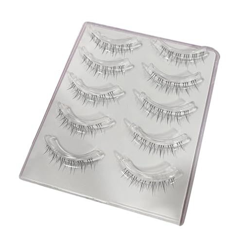 Fenteer Cluster-Wimpern, professionelle untere Wimpern, 3 cm, einzelne Wimpern, wunderschön für Festival, Valentinstag, Frauen-Cosplay-Party von Fenteer