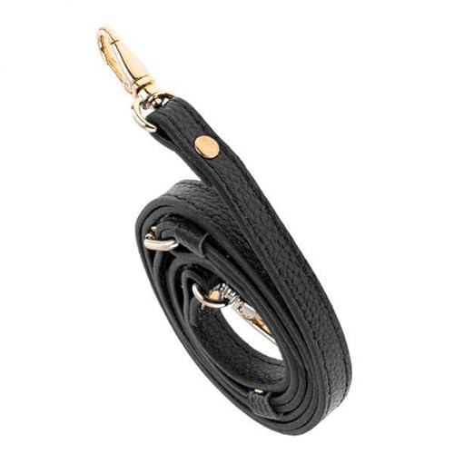 Fenteer Lederband Lederriemen Schulterriemen für Damen Taschen 110-130 cm Leder Schultergurt Umhängetaschen Trageriemen Riemen Umhängegurt (3 x Schwarz) von Fenteer