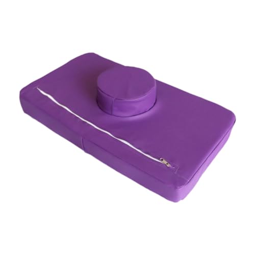 Fenteer Massage Schönheitssalon Kissen, Wimpernbett Kissen, PU, Bequem, Leicht zu Reinigen, Wimpernkissen, Nackenkissen für Wimpernverlängerung, Violett von Fenteer