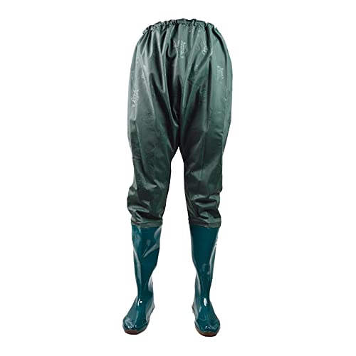 Fenteer Fischen Hip Waders Jagd Männer Frau Wader Elastic Waistband Wathose, Grün, 39 von Fenteer