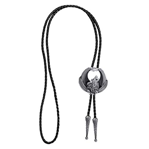 Männer Frauen Wolf Cowboy Rodeo Bolo Tie Geschenk Geburtstagsgeschenk von Fenteer