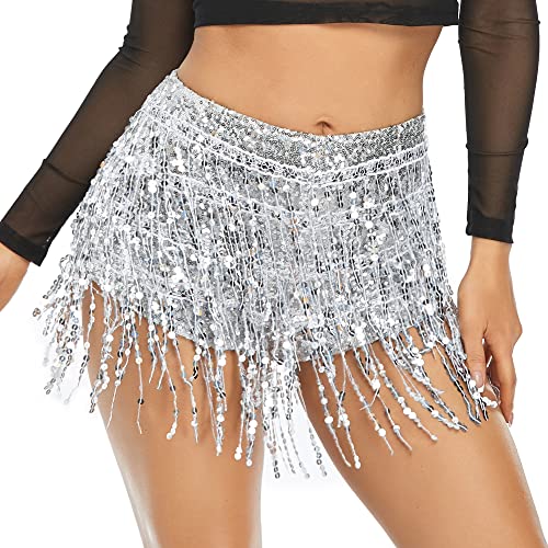 Metallic Rave Booty Shorts Shinny Dance Hose für Festival - Silber - Mittel Metallic Rave Booty Shorts Shinny Dance Hose für Festival - Silber - Mittel von Fenyong