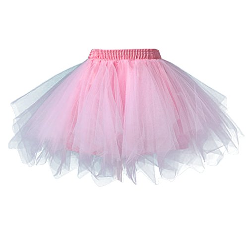 FEOYA Mädchen Kinder Tüllrock Retro Ballettrock Petticoat Tanzkleid Party Tuturock Ballettkleid Tütü Cosplay Unterrock Ballett Verkleiden von FEOYA