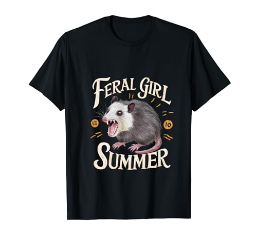 Feral Girl Summer Opossum T-Shirt von Feral Girl Summer Opossum