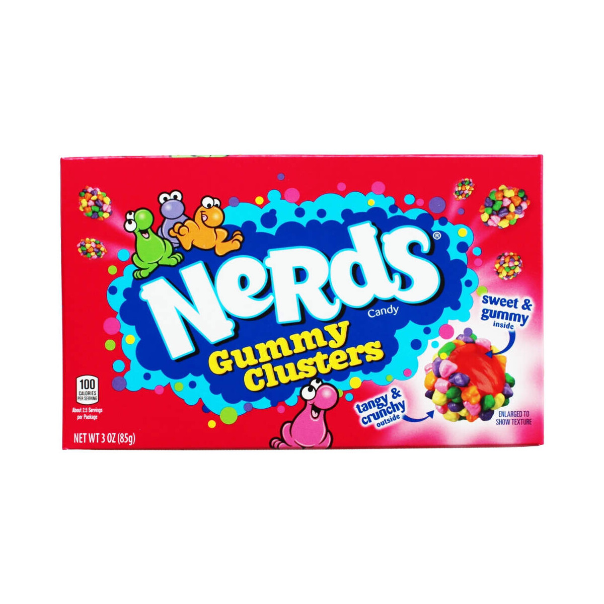 32,94 €/kg Nerds Gummy Clusters, 85g 32,94 €/kg Nerds Gummy Clusters, 85g von Ferarra Pan Candy Co.