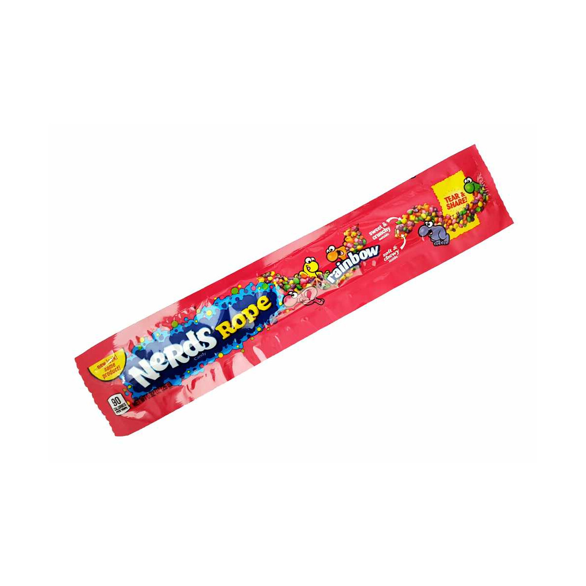 76,92 €/kg Nerds Rope Rainbow, 26g 76,92 €/kg Nerds Rope Rainbow, 26g von Ferarra Pan Candy Co.