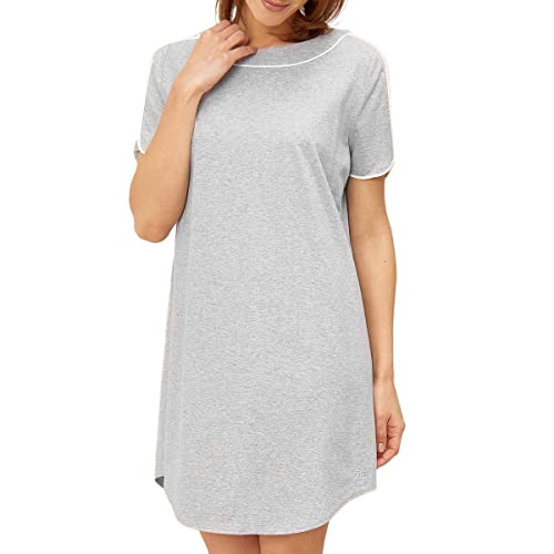 Féraud High Class 3884061-11722 Women's Heather Grey Cotton Nightdress 44 von Féraud