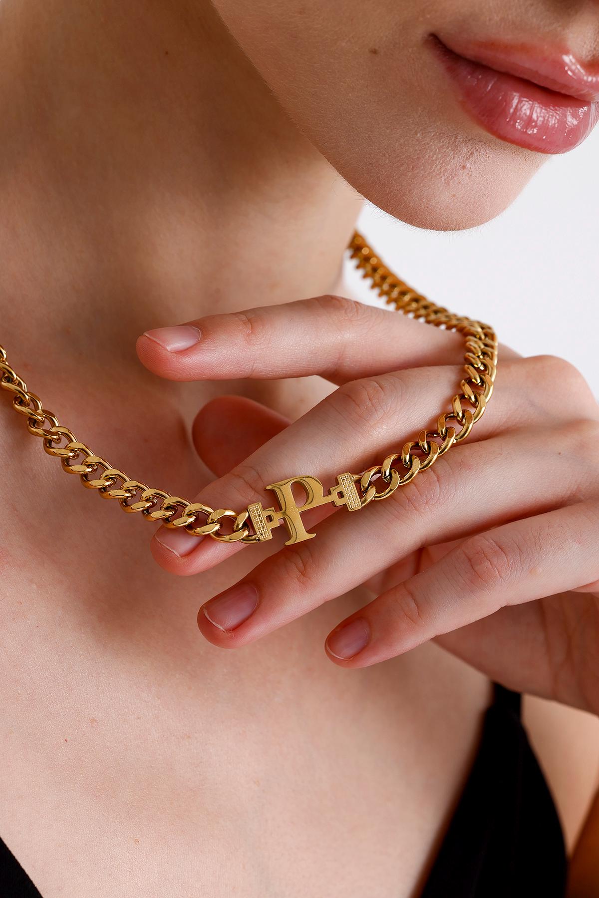 14K Gold Panzerkette Halskette, Kette Für Frauen, Alltägliche Zierliche Goldkette Geschenk Mama, Weihnachten von FerayeLondon