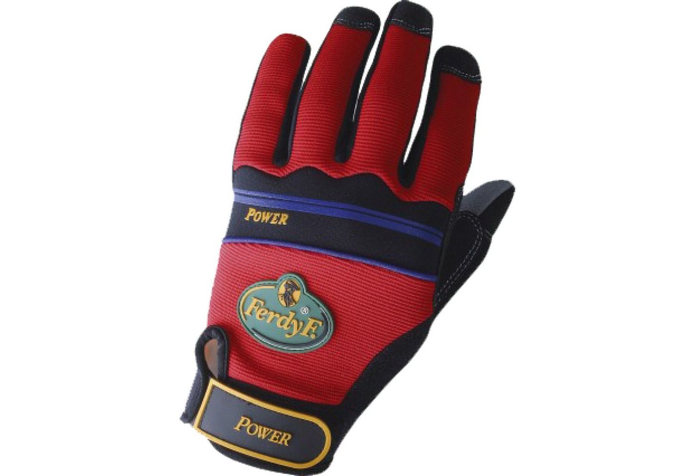 FerdyF. Arbeitshandschuhe (Power Handschuhe Größe XXL rot, Zubehör für Licht und Bühne, Roadie Handschuhe) Power Handschuhe Größe XXL, rot - Roadie Handschuh von FerdyF.