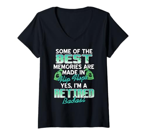 Damen Ruhestand Flip Flop Leben Lustiger Spruch T-Shirt mit V-Ausschnitt Damen Ruhestand Flip Flop Leben Lustiger Spruch T-Shirt mit V-Ausschnitt von Ferien Mutiger Rentner Lebensfreude